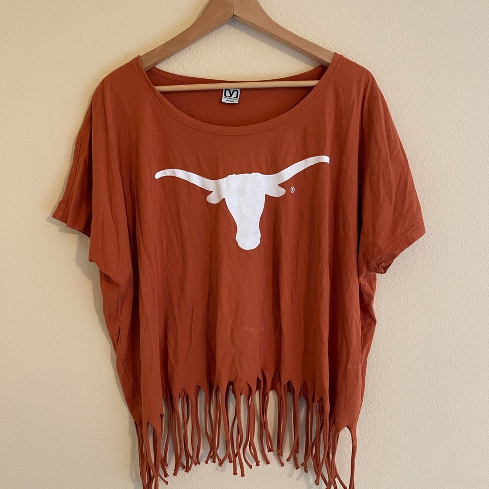 Off the shoulder long horn short- one size